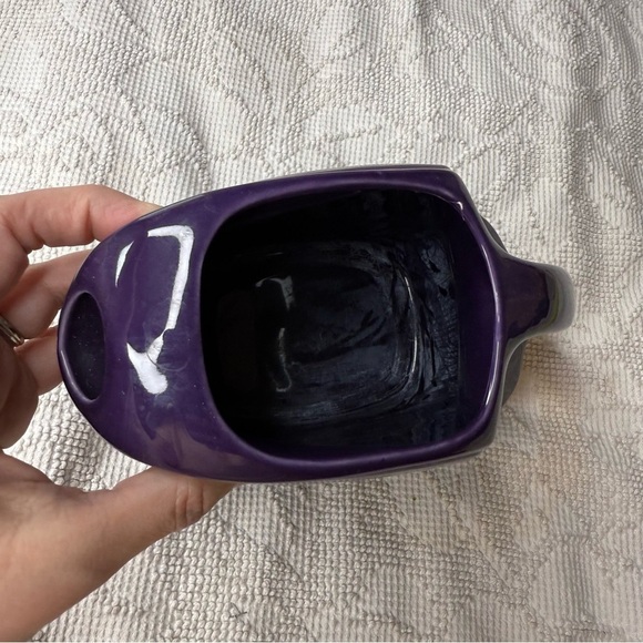 VTG. Fiesta Ware Disc Water Pitcher Plum "Retired" Homer Laughlin 7" - Picture 3 of 9